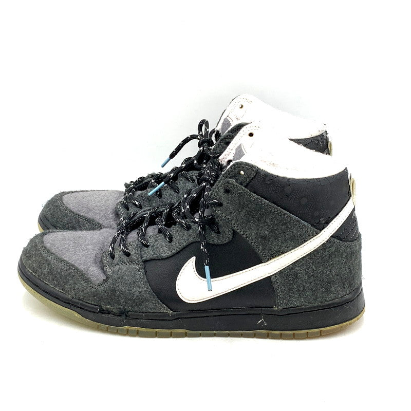 【現状渡し品】【メンズ】 NIKE SB ナイキエスビー DUNK HI 645986-010 ダンク ハイ スニーカー シューズ 靴 160-250309-as-28-izu サイズ：29cm カラー：DARK CHARCOAL/WHITE-LIGHT GRAPHITE 万代Net店