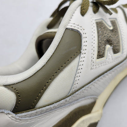 【中古品】【メンズ】 NEW BALANCE ニューバランス × AIME LEON DORE エメレオンドレ 550 BB550AD1 スニーカー シューズ 靴 162-250307-as-15-izu サイズ：27.5cm カラー：ホワイト×オリーブ系 万代Net店