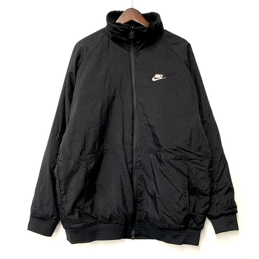 【中古品】【メンズ】 NIKE ナイキ AS M NSW VW SWSH FULL ZIP JKT BQ6546-011 VM スウッシュ フルジップ ジャケット アウター 148-250313-as-07-izu サイズ：XXL カラー：ブラック 万代Net店