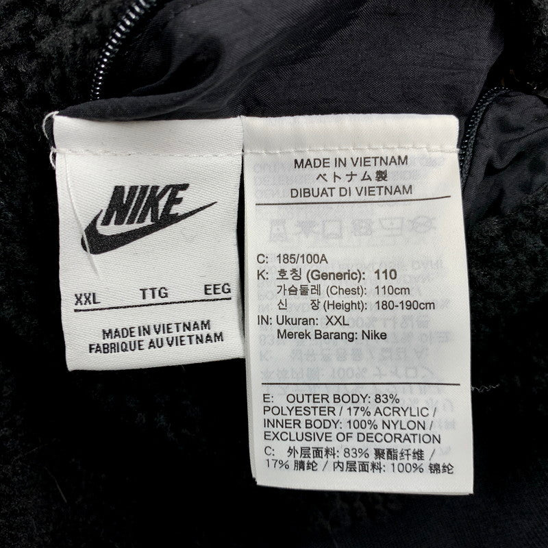 【中古品】【メンズ】 NIKE ナイキ AS M NSW VW SWSH FULL ZIP JKT BQ6546-011 VM スウッシュ フルジップ ジャケット アウター 148-250313-as-07-izu サイズ：XXL カラー：ブラック 万代Net店