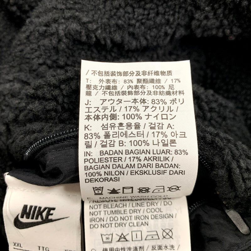 【中古品】【メンズ】 NIKE ナイキ AS M NSW VW SWSH FULL ZIP JKT BQ6546-011 VM スウッシュ フルジップ ジャケット アウター 148-250313-as-07-izu サイズ：XXL カラー：ブラック 万代Net店