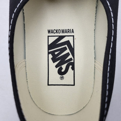 【中古美品】【メンズ】 VANS バンズ × WACKO MARIA ワコマリア AUTHENTIC オーセンティック スニーカー シューズ 靴 162-250307-as-14-izu サイズ：27.5cm カラー：ブラック 万代Net店