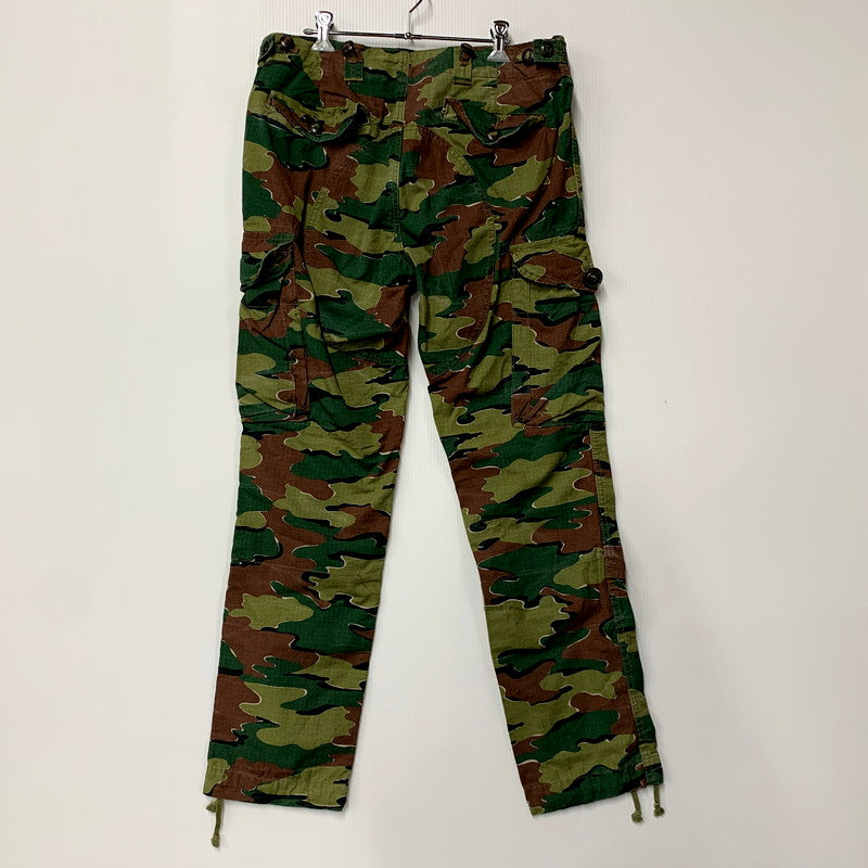 【中古品】【メンズ】 Polo by Ralph Lauren ポロバイラルフローレン 90S STRAIGHT FIT COMBAT CARGO PANTS TALON ZIP ストレートフィット コンバット カーゴ パンツ ボトムス 157-250313-as-09-izu サイズ：34×32 カラー：マルチカラー 万代Net店