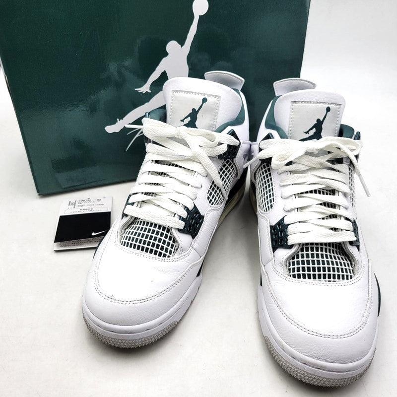 【中古品】【メンズ】 NIKE ナイキ AIR JORDAN 4 RETRO FQ8138-103 エア ジョーダン 4 レトロ スニーカー シューズ 靴 160-250307-as-12-izu サイズ：26.5cm カラー：WHITE/OXIDIZED GREEN-WHITE 万代Net店