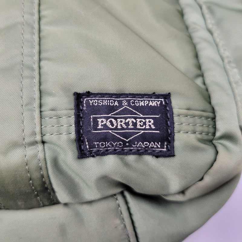 【現状渡し品】【メンズ/レディース】 PORTER ポーター TANKER BOSTON BAG (S) タンカー ボストンバッグ カバン 鞄 188-250313-as-25-izu カラー：グリーン 万代Net店