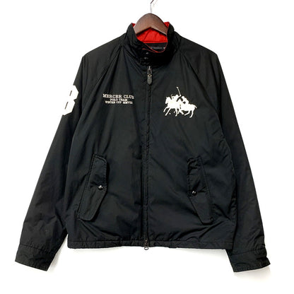 【中古品】【メンズ】 Polo by Ralph Lauren ポロバイラルフローレン 90S HARRINGTON JACKET JR-RL-KS3513 ハリントンジャケット アウター 146-250313-as-04-izu サイズ：M カラー：ブラック 万代Net店