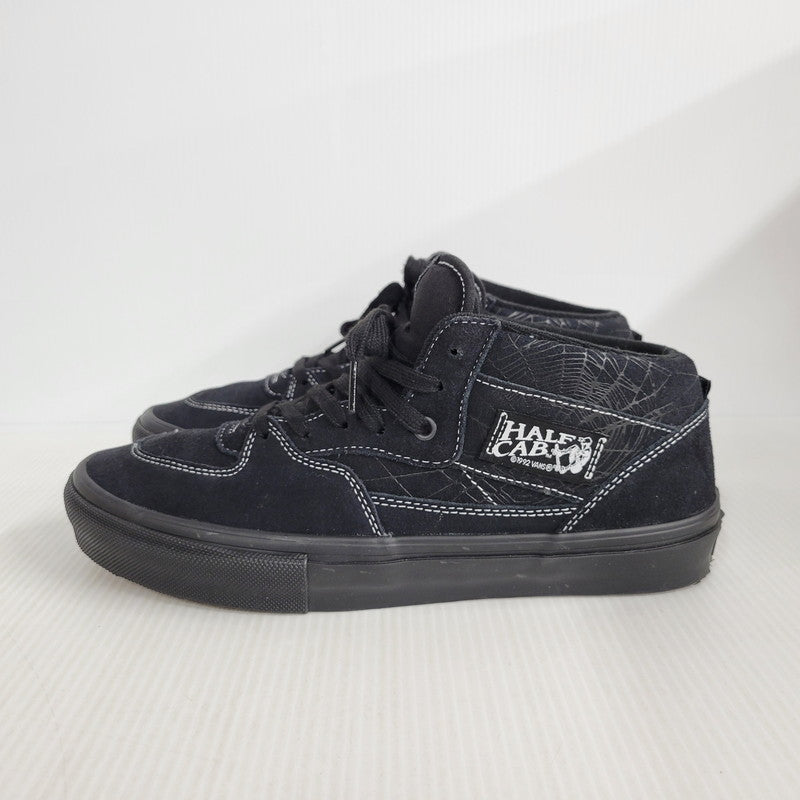 【中古美品】【メンズ】 VANS バンズ SKATE HALF CAB VN0A2Z34Y39 スケート ハーフキャブ スニーカー シューズ 靴 162-250309-as-04-izu サイズ：28cm カラー：WEB DARK GREY/BLACK 万代Net店