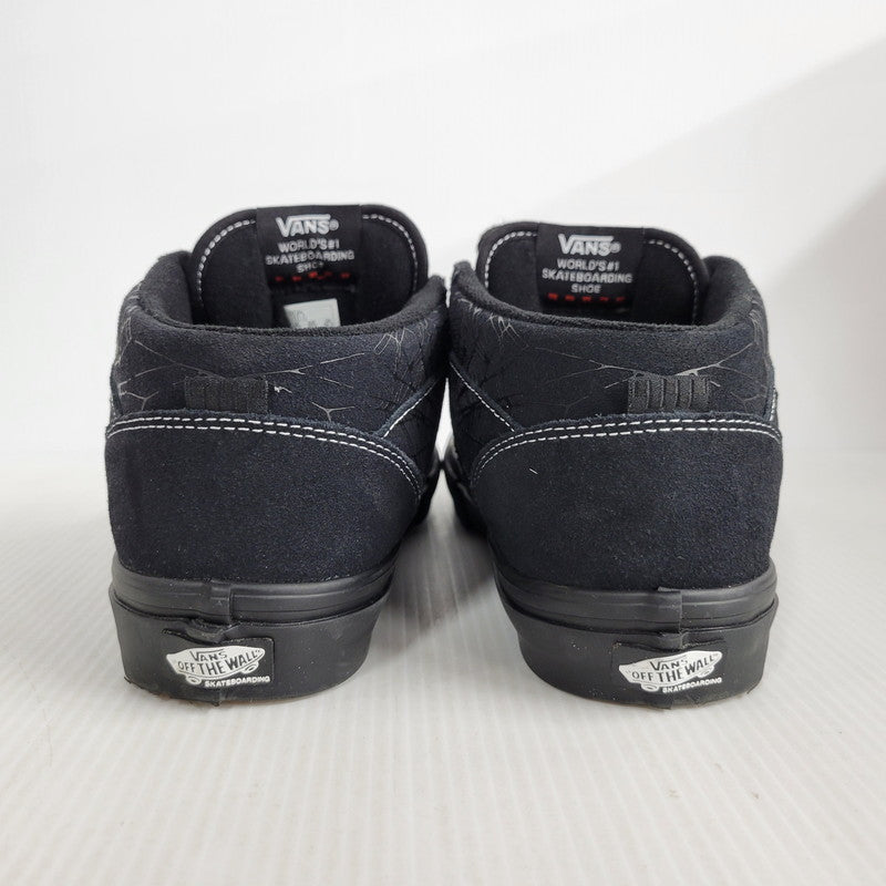 【中古美品】【メンズ】 VANS バンズ SKATE HALF CAB VN0A2Z34Y39 スケート ハーフキャブ スニーカー シューズ 靴 162-250309-as-04-izu サイズ：28cm カラー：WEB DARK GREY/BLACK 万代Net店