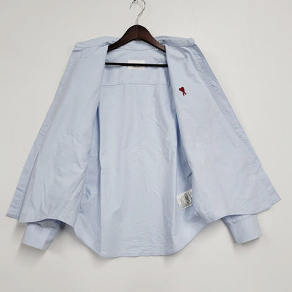 【中古品】【メンズ】 ami alexandre mattiussi アミアレクサンドレマチウシ BFUSH130 BOXY FIT SHIRT ボクシーフィットシャツ トップス 長袖 141-250308-ma-07-izu サイズ：XS カラー：ライトブルー 万代Net店