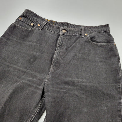 【中古品】【メンズ】 Levi's リーバイス 90S 550 BLACK DENIM PANTS 09522-0260 ブラックデニムパンツ USA製 98年製 ジーンズ ボトムス 157-250313-as-12-izu サイズ：S カラー：ブラック 万代Net店