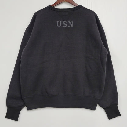 【中古品】【メンズ】  COLIMBO コリンボ ZZ-0422 KEYSTONE SWEAT SHIRT PROPERTY OF U.S.N. キーストーン スウェットシャツ プロパティオブユーエスエヌ トップス 長袖 145-250308-ma-05-izu サイズ：XL カラー：BLACK 万代Net店