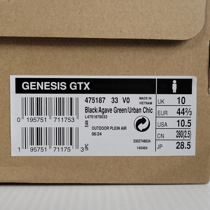 【中古品】【メンズ】  SALOMON サロモン GENESIS GTX 475187 ジェネシス ゴアテックス スニーカー シューズ 靴 162-250309-as-03-izu サイズ：28.5cm カラー：BLACK/AGAVE GREEN/URBAN CHIC 万代Net店