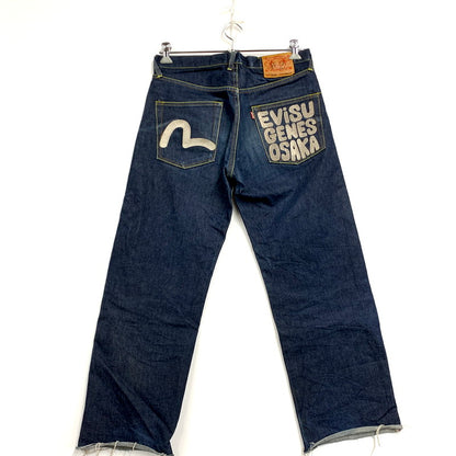 【中古品】【メンズ】 EVISU エヴィス NO.2 2005 EVISU GENES OSAKA DENIM PANTS デニムパンツ ジーンズ ボトムス 156-250311-as-20-izu サイズ：32×34 カラー：インディゴ 万代Net店