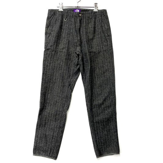 【中古品】【メンズ】 THE NORTH FACE PURPLE LABEL ザノースフェイスパープルレーベル JAZZ NEP MOUNTAIN PANTS WITH BELT NT5659N ジャズ ネップ マウンテン パンツ ボトムス 155-250312-as-10-izu サイズ：32 カラー：グレー系 万代Net店