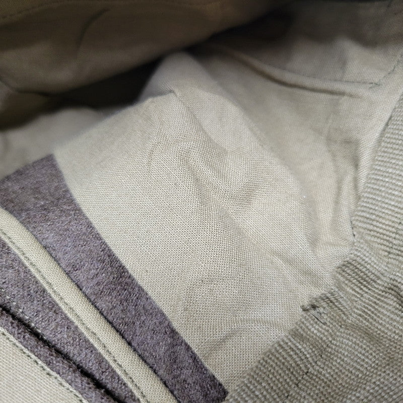 【中古美品】【メンズ】  FRENCH ARMY フレンチアーミー 50-60S 2-TUCK WOOL TROUSERS 2タック ウールトラウザーズ 後期 パンツ ボトムス 157-250309-as-25-izu サイズ：43 カラー：カーキ系 万代Net店