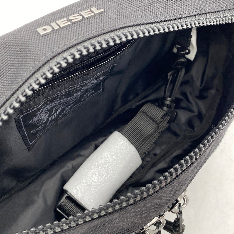 【中古美品】【メンズ】 DIESEL ディーゼル X05120 F-URBHANITY BUMBAG バムバッグ 鞄 カバン ウエストポーチ ボディバッグ 188-250310-ma-06-izu カラー：BLACK 万代Net店