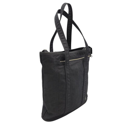 【中古品】【メンズ/レディース】 PORTER ポーター SMOKY TOTE BAG スモーキー トートバッグ カバン 鞄 188-250313-as-24-izu カラー：ブラック 万代Net店