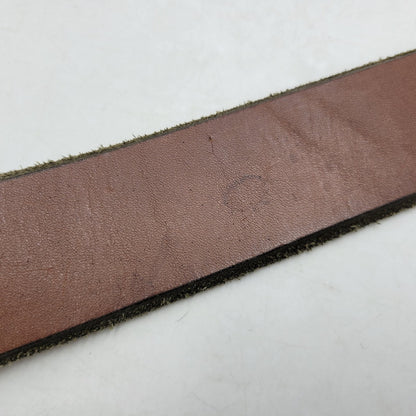 【中古品】【メンズ/レディース】 SUGAR CANE シュガーケーン LEATHER BELT レザーベルト 小物 205-250313-as-33-izu サイズ：30 カラー：ブラウン 万代Net店