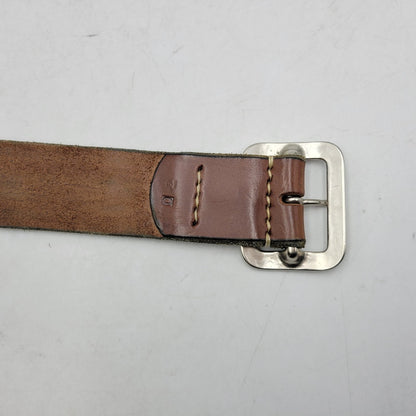 【中古品】【メンズ/レディース】 SUGAR CANE シュガーケーン LEATHER BELT レザーベルト 小物 205-250313-as-33-izu サイズ：30 カラー：ブラウン 万代Net店