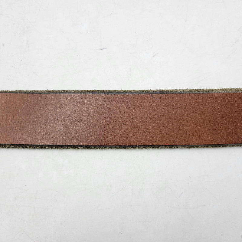 【中古品】【メンズ/レディース】 SUGAR CANE シュガーケーン LEATHER BELT レザーベルト 小物 205-250313-as-33-izu サイズ：30 カラー：ブラウン 万代Net店