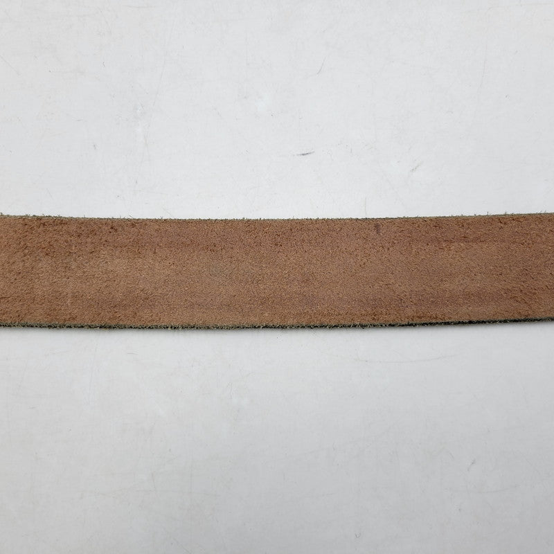 【中古品】【メンズ/レディース】 SUGAR CANE シュガーケーン LEATHER BELT レザーベルト 小物 205-250313-as-33-izu サイズ：30 カラー：ブラウン 万代Net店