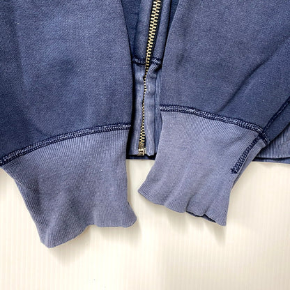 【中古品】【メンズ】  BARNS バーンズ CLASSIC FIT ZIP-UP HOODED SWEATSHIRT クラシックフィット ジップアップ フーデッド スウェットシャツ パーカー 長袖 トップス 145-250311-as-25-izu サイズ：1 カラー：ブルー系 万代Net店