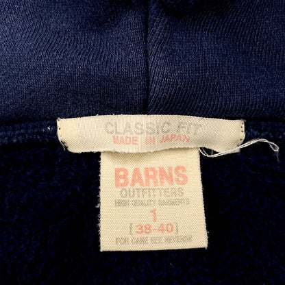 【中古品】【メンズ】  BARNS バーンズ CLASSIC FIT ZIP-UP HOODED SWEATSHIRT クラシックフィット ジップアップ フーデッド スウェットシャツ パーカー 長袖 トップス 145-250311-as-25-izu サイズ：1 カラー：ブルー系 万代Net店