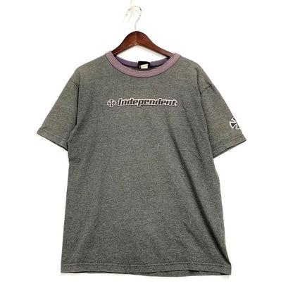 【現状渡し品】【メンズ】 INDEPENDENT インディペンデント 90S SS TEE ショートスリーブ Tシャツ 半袖 トップス 146-250312-as-21-izu カラー：グレー 万代Net店