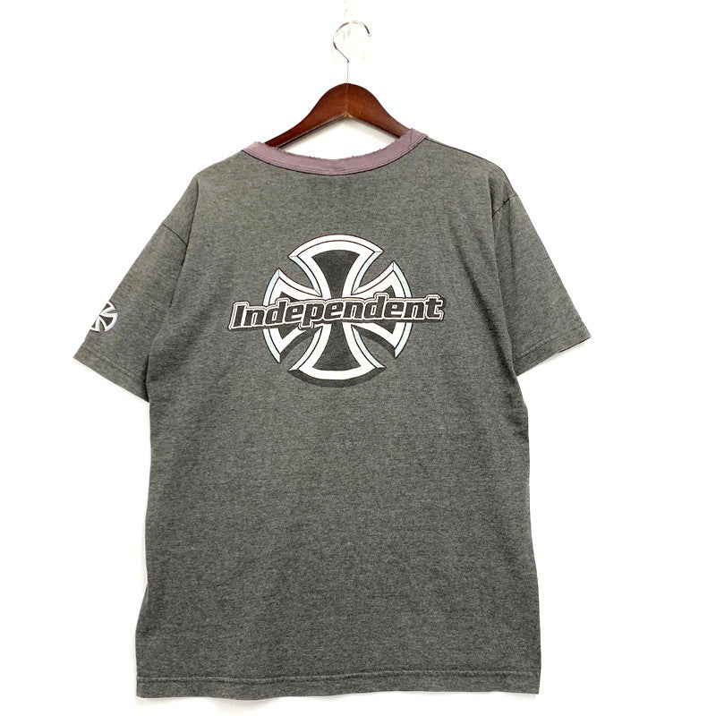 【現状渡し品】【メンズ】 INDEPENDENT インディペンデント 90S SS TEE ショートスリーブ Tシャツ 半袖 トップス 146-250312-as-21-izu カラー：グレー 万代Net店