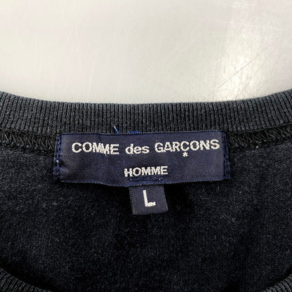 【中古品】【メンズ】 COMME des GARCONS HOMME コムデギャルソンオム SS SMALL LOGO TEE HH-T009 ショートスリーブ スモールロゴ Tシャツ 半袖 トップス 140-250311-as-26-izu サイズ：L カラー：ブラック 万代Net店