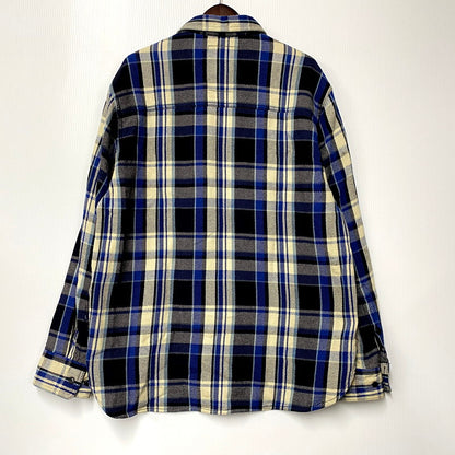 【中古品】【メンズ】  CITY COUNTRY CITY シティーカントリーシティー EMBROIDERED LOGO COTTON TWILL CHECK SHIRT CCC-233W001 エンブロイダード ロゴ コットン ツイル チェックシャツ 長袖 トップス 140-250311-as-28-izu サイズ：L カラー：マルチカラー 万代Net店