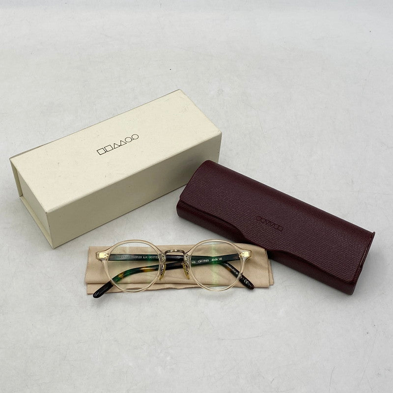 【中古品】【メンズ】 OLIVER PEOPLES オリバーピープルズ OV5185 OP-1955 SUNGLASSES サングラス 眼鏡 アイウェア 服飾雑貨 203-250310-ma-11-izu サイズ：45□24 145 カラー：茶系 万代Net店