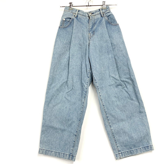 【中古品】【メンズ】  NEONSIGN ネオンサイン WIDE DENIM SLACKS N0344 ワイド デニム スラックス パンツ ボトムス 151-250311-as-17-izu サイズ：42 カラー：ライトインディゴ 万代Net店