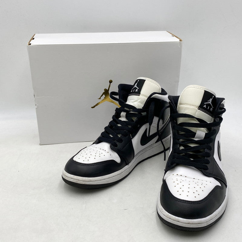 【中古品】【メンズ】 NIKE ナイキ DV0991-101 NIKE WMNS AIR JORDAN 1 MID ナイキ ウィメンズ エアジョーダン 1 ミッド 靴 スニーカー シューズ 160-250309-ma-02-izu サイズ：27.5cm カラー：WHITE/BLACK-WHITE 万代Net店