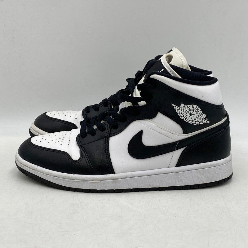 【中古品】【メンズ】 NIKE ナイキ DV0991-101 NIKE WMNS AIR JORDAN 1 MID ナイキ ウィメンズ エアジョーダン 1 ミッド 靴 スニーカー シューズ 160-250309-ma-02-izu サイズ：27.5cm カラー：WHITE/BLACK-WHITE 万代Net店