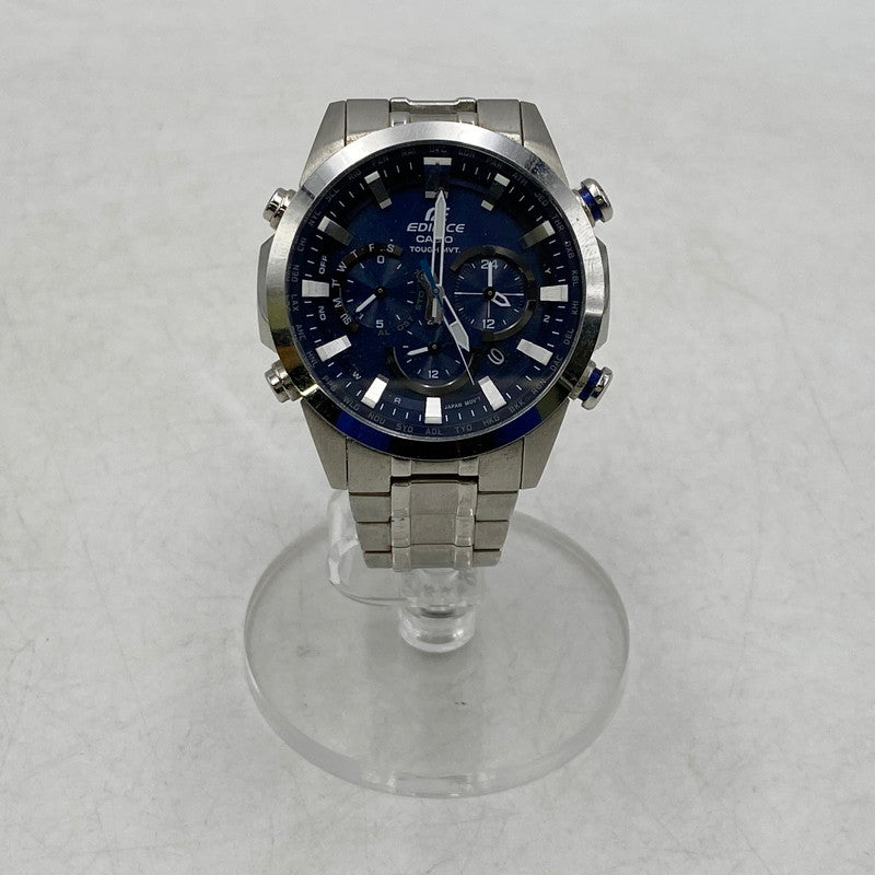 【中古品】【メンズ】 CASIO カシオ EDIFICE エディフィス EQW-T630JD-2AJF TOUGH SOLAR WATCH タフソーラーウォッチ 腕時計 197-250310-ma-10-izu サイズ：49.1 × 44 × 11.6 mm カラー：シルバー 万代Net店