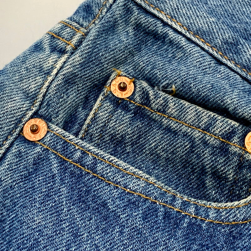 【中古品】【メンズ】 Levi's リーバイス 90S 501 DENIM PANTS SMALL-E 501-5900 デニムパンツ スモールE 刻印555 USA製 1993年製 ジーンズ ボトムス 157-250311-as-18-izu サイズ：30×36 カラー：インディゴ 万代Net店