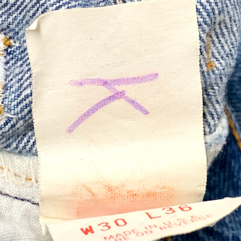 【中古品】【メンズ】 Levi's リーバイス 90S 501 DENIM PANTS SMALL-E 501-5900 デニムパンツ スモールE 刻印555 USA製 1993年製 ジーンズ ボトムス 157-250311-as-18-izu サイズ：30×36 カラー：インディゴ 万代Net店