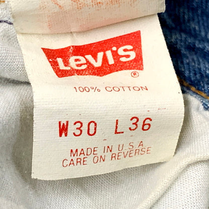 【中古品】【メンズ】 Levi's リーバイス 90S 501 DENIM PANTS SMALL-E 501-5900 デニムパンツ スモールE 刻印555 USA製 1993年製 ジーンズ ボトムス 157-250311-as-18-izu サイズ：30×36 カラー：インディゴ 万代Net店