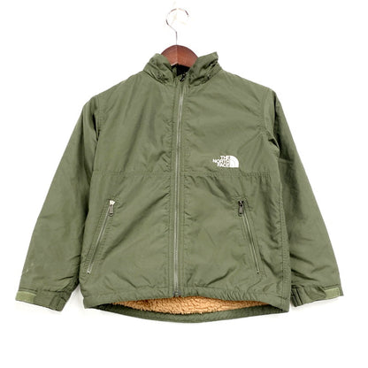 【中古品】【キッズ】 THE NORTH FACE ザ・ノースフェイス COMPACT NOMAD JACKET NPJ72257 コンパクトノマドジャケット アウター 173-250312-as-28-izu サイズ：130 カラー：グリーン系 万代Net店