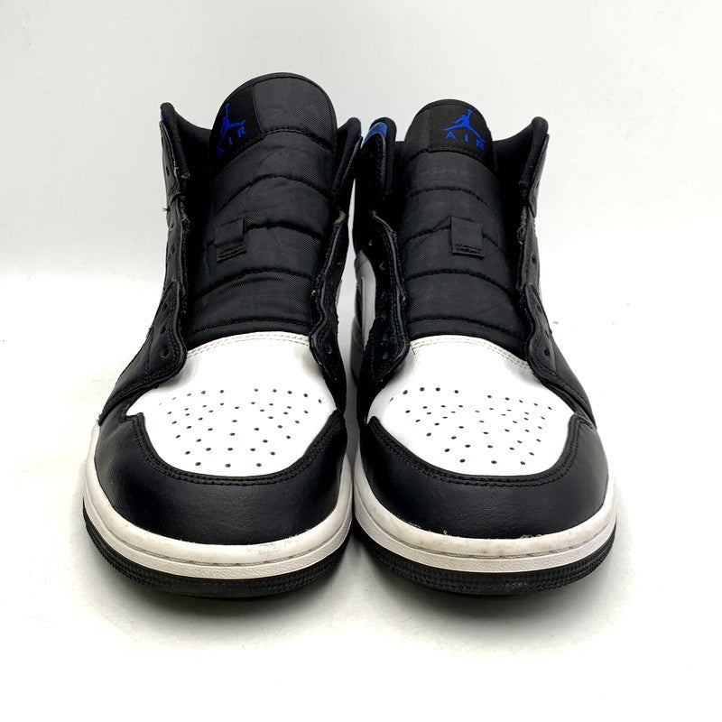 【中古品】【メンズ】 NIKE ナイキ AIR JORDAN 1 MID 554724-140 エアジョーダン 1 ミッド スニーカー シューズ 靴 160-250312-as-30-izu サイズ：27cm カラー：WHITE/RACER BLUE-BLACK 万代Net店