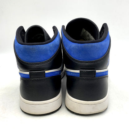 【中古品】【メンズ】 NIKE ナイキ AIR JORDAN 1 MID 554724-140 エアジョーダン 1 ミッド スニーカー シューズ 靴 160-250312-as-30-izu サイズ：27cm カラー：WHITE/RACER BLUE-BLACK 万代Net店