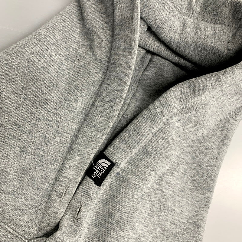 【中古品】【メンズ】 THE NORTH FACE ザ・ノースフェイス 17AW SQUARE LOGO BIG HOODIE NT61721R スクエア ロゴ ビッグ フーディ パーカー 長袖 トップス 144-250312-as-25-izu サイズ：L カラー：グレー 万代Net店