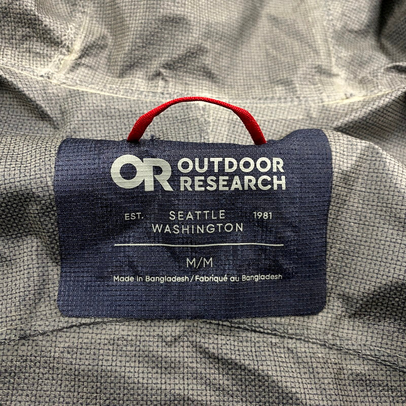 【中古品】【メンズ】  OUTDOOR RESEARCH アウトドアリサーチ 22SS HELIUM RAIN JACKET 275386 ヘリウム レイン ジャケット アウター 144-250311-as-23-izu サイズ：M カラー：ネイビー 万代Net店