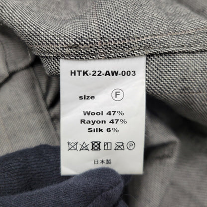 【中古品】【メンズ】  HOMELESS TAILOR 22AW HERCULES SHIRT HTK-22-AW-003 ホームレステイラー 長袖シャツ カジュアル トップス 140-250310-ay-02-izu サイズ：F カラー：グレー系 万代Net店