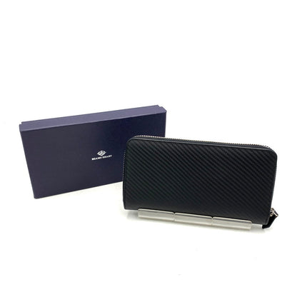 【中古美品】【メンズ/レディース】 BEAMS HEART ビームスハート HYBRID LONG ZIP WALLET ハイブリッド ロング ジップウォレット 長財布 201-250312-as-34-izu カラー：ブラック 万代Net店