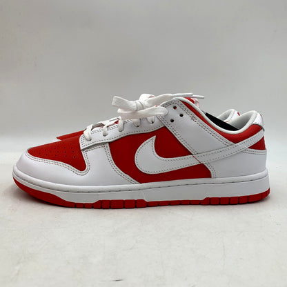 【中古美品】【メンズ】 NIKE ナイキ DD1391-600 DUNK LOW RETRO "CHAMPIONSHIP RED" ダンク ロー レトロ "チャンピオンシップレッド" 靴 スニーカー シューズ 160-250310-km-07-izu サイズ：28.0cm カラー：UNIVERSITY RED/WHITE 万代Net店