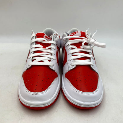 【中古美品】【メンズ】 NIKE ナイキ DD1391-600 DUNK LOW RETRO "CHAMPIONSHIP RED" ダンク ロー レトロ "チャンピオンシップレッド" 靴 スニーカー シューズ 160-250310-km-07-izu サイズ：28.0cm カラー：UNIVERSITY RED/WHITE 万代Net店