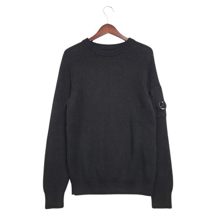 【中古品】【メンズ】 C.P.Company シーピーカンパニー LOW GAUGE KNIT SWEATER 05CMKN122A ローゲージニット セーター 長袖 トップス 141-250310-ay-01-izu サイズ：50 カラー：ブラック 万代Net店