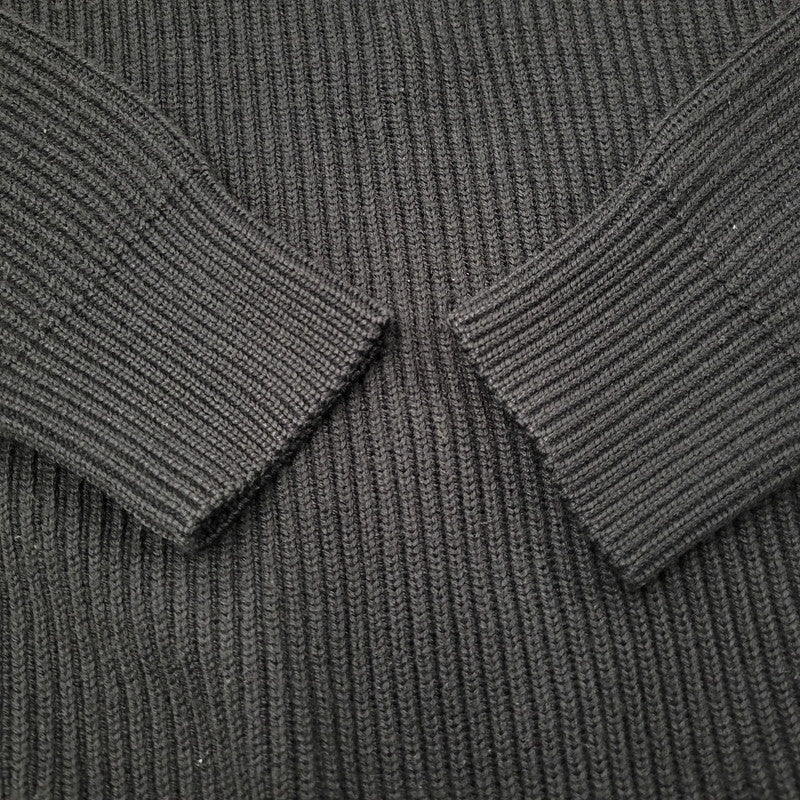 【中古品】【メンズ】 C.P.Company シーピーカンパニー LOW GAUGE KNIT SWEATER 05CMKN122A ローゲージニット セーター 長袖 トップス 141-250310-ay-01-izu サイズ：50 カラー：ブラック 万代Net店